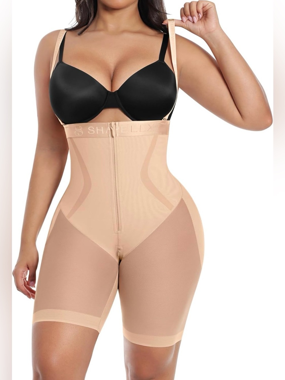 SHAPELLX Fajas Colombianas Shapewear for Women Tummy Control Butt Lifting
